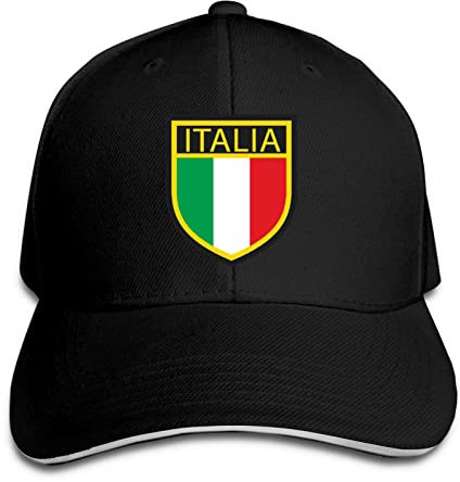 Italia Italy Italian Flag Baseball Cap Sandwich Cap Dad Hat Retro Cowboy Hat Denim Trucker Hat Sun Sports Cap Unisex