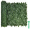 COSTWAY Haies Artificielles 300x100CM Protection Contre UV, Écran de Confidentialité Artificiel avec 1728 Feuilles de Hêtre Artificielles, Brise Vue pour Balcon Jardin Cour Maison