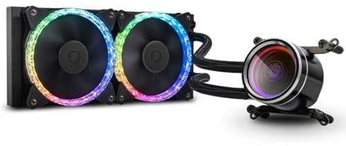 Bitspower Wasserkühlung, ARGB - 240 mm, 5 cm x 5 cm x 12 cm, Wasserkühlung für Computer, für Desktop und Server, 14 dB, 3-polig, 1 Stück