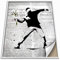 Boikal Collection Banksy Bilder ohne Rahmen Wandbilder XXL Poster Set - Flower Thrower - 1-teilig, 40 x 60 cm - A2