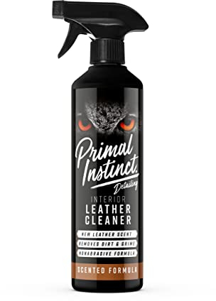 Primal Instinct Car Leather Cleaner | Restores & Conditions Seats, Dashboards and Trim, 500ml
