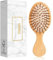 Sofmild Mini brosse à cheveux en bambou de voyage pour femmes/hommes/enfants, antistatique, petite taille de voyage, brosse démêlante pour sac à main, poche, sac à dos