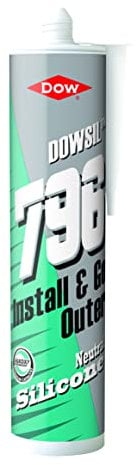 DOWSIL 796 - Dark Grey Neutral Silicone Sealant 310 ml