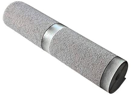Liummrcy 3D Stereo Deer Leather Non-Woven Fabric Wallpaper for Living Room, Bedroom, Kitchen, TV Background, Hotel - Roll in Grey and Silver Grey