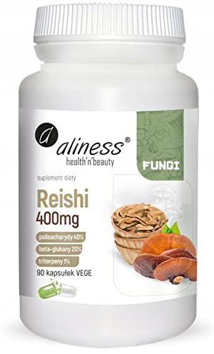 Aliness Reishi 400mg, Nahrungsergänzungsmittel, Herz-Kreislauf-System, Widerstand, 90 kapseln