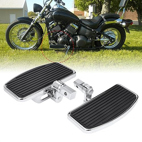 BRZOXIN Rider Repose-pieds avant à angle réglable pour Yamaha V-Star Drag Star 400 650 XVS400 XVS650C 1100c 1300c XVS1100 XVS1300C V-MAX