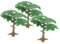 LALAFINA 3st Winzige Ornamente Für Mini-Baum Zug Landschaftsmodell Baum Materialien Für Architekturmodelle Künstliche Modellbäume Puppenhauszubehör Kunstpflanzen Zypresse Ahorn Baby Felsen