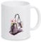 artboxONE Tasse Handtasche mit Blume von Galaxy of Graphics - Kaffeetasse Menschen