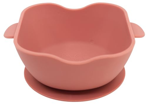 Stor Bol en Silicone avec Ventouse Minnie Mouse - 1792ml - Bol Bébé Antidérapant Disney Baby - Sans BPA - Prévient les Renversements