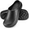 ESTRO Zuecos Sanitarios Mujer Cerrados - Cross Hombre Zuecos Mujer Sanitarios Zapatos de Cocina Hombre CC01 (42, Negro)