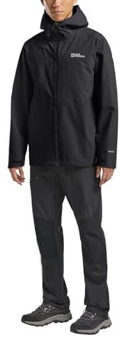 Jack Wolfskin Herren Highest Peak 3l Jkt M, Schwarz, M EU
