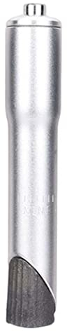 Porgeel Fahrradvorbau-Riser-Extender Fahrrad-Vorbau-Riser-Adapter robuster Aluminium-Fahrradgabel-Vorbau Quill-Riser-Extende Fahrrad-Vorbau-Head-Up-Raiser-Lenker-Adapter 22,2 mm Silber