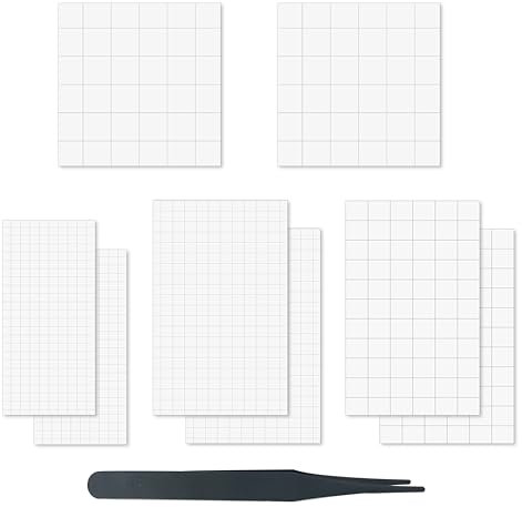 3D Klebepads, 4 Größen Doppelseitige Klebepads 3D Klebepads Doppelseitig Zum Basteln,16 * 16Mm,12 * 12Mm,6 * 6Mm,5 * 5Mm Schaumstoff Klebekissen Weiß Selbstklebend Klebepads