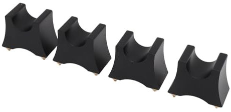 HiFi Wire Cup Holder Shock Absorbing Floor Protector HiFi Cable Spike Stand Aluminum Alloy Adjustable for Speaker Subwoofer (Goshydaqugy47t8n9-11)