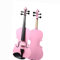 Geige Anfänger-Geige Für Erwachsene Rosa Geige 4/4-1/8 Geige Musikinstrument Für Anfänger(3/4)