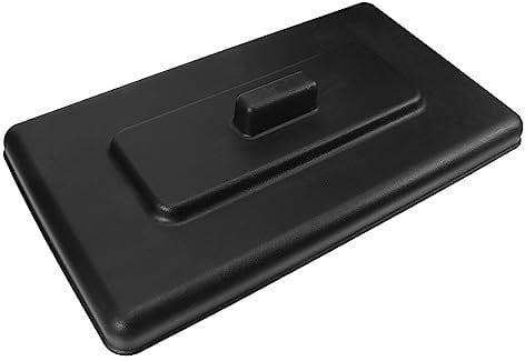 PRETYZOOM Cubierta portátil Ice Cream Maker Maquina Helados abrelatas eléctrico Tapa de máquina de Helado portátil menaje de Cocina Tapa Superior de la heladera Cubierta del hogar Black