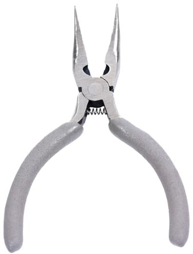 Ergonomische Schmuckzange, Perlen-Halskettenzange, Drahtschneider, gebogene Rundzange für Enthusiasten