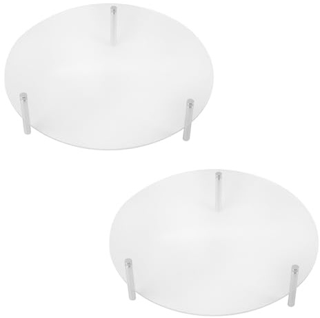 Ieron Lot de 2 Supports de Distributeur de Boissons en Acrylique pour Rassemblement à Domicile, Bar, fête et événement de Restauration, Support de jus de vin, thé, Limonade Uniquement (20 cm)