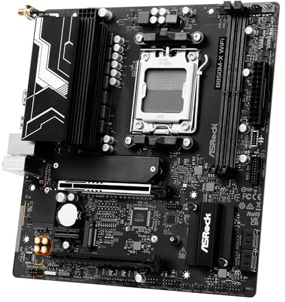 ASRock Placa Base B850M-X WiFi B850 AM5 Micro ATX WiFi R2.0 PCIe 4.0
