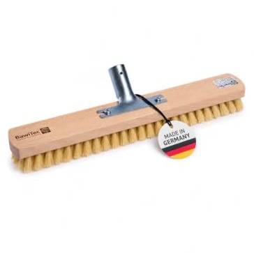 XXL Schrubber Wischer 40 cm Breit Lang mit Metall-Stielhalter Fibre Borsten | Weichere Fibre-Borsten, Für Große Flächen Geeignet, Bodenschrubber ohne Stiel