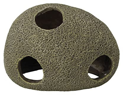 Aqua Della, Dekoration für Aquarium, Hippocampus 9,5x7,8x10,7 cm Gelb, Ornament in Polyesterharz, Nicht -toxischem und neutralem pH, für frisches und gesalzenes Wasseraquarium, extrem detailliert