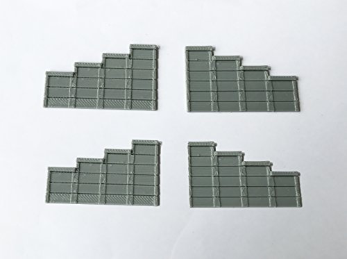 Outland Models Lot de 4 murs de soutènement pour tunnel portail Z