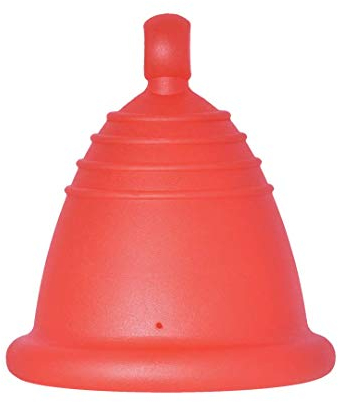 Menstruationstasse Classic, Kugel, Rot, Größe SHORTY L
