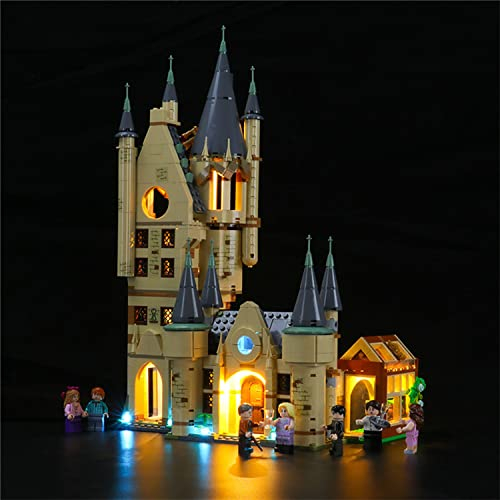 GEAMENT LED-Licht-Set für Harry Potter Astronomieturm auf Schloss Hogwarts (Hogwarts Astronomy Tower) - Kompatibel mit Lego 75969 Bausteine Modell (Modell-Set Nicht enthalten)