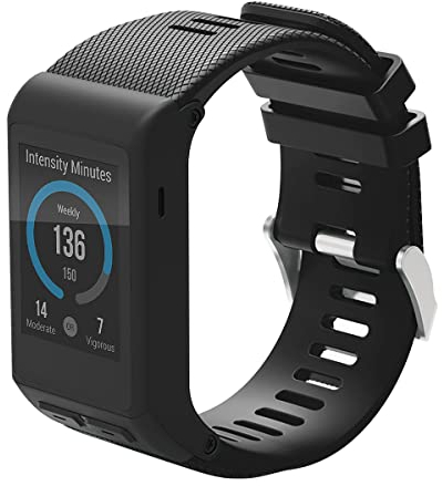 YASPARK Vivoactive HR Armband, Weiches Silikon Ersatz Uhrenarmband Einstellbar Replacement Sportband mit Tools Armband für Vivoactive HR Sport GPS-Smartwatch