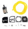 HURI Vergaser Reparatursatz mit Benzinfilter Benzinschlauch für Dolmar PS 460 500 510 4600 5000 5100 5105 C1Q-DM13 C1Q-DM13A C1Q-DM14 Kettensäge