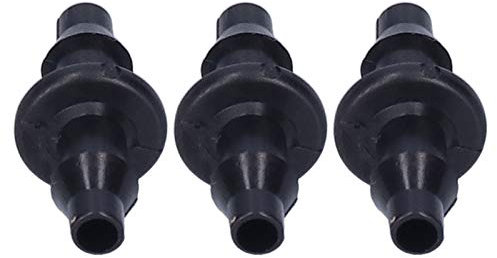 01 Conector de plástico para Manguera de jardín, 100 Piezas, 4/7, Conector de 2 vías, Conector de riego por Goteo, Accesorios de riego para jardín (Negro)