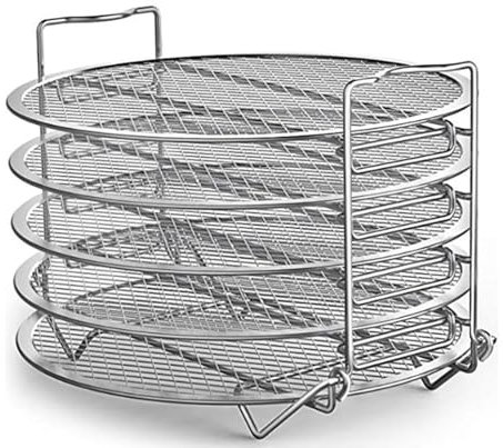 TINGJUNN Dehydrator Rack, Stainless Steel Stand Accessories, Pressure Cooker & Air Fryer for Instant Pot Air Fryer 8 Quart.