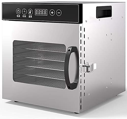 Food-Dehydrator for Jerky 8 Stainless Steel Trays, 800W Food-Dehydrator Machine for Home Use, Food Freeze-Dryers Machine for Fruit, Meat, Treats, Herbs, Vegetables