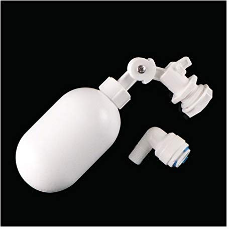 1/4 Zoll Einlass Schwimmerventil Weiß Kunststoff Einstellbare Auto Fill Float-Kugelhahn Wasserkontrollschalter for Wasserturm Wassertank YIJIAN (Größe : 3/8Inch)