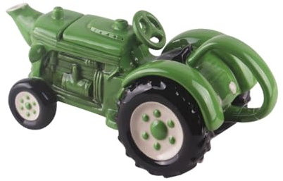 Jameson und Tailor Handbemalte Leichtkeramik Teekanne Motiv Traktor - Kunstvolles Design im Geschenkkarton
