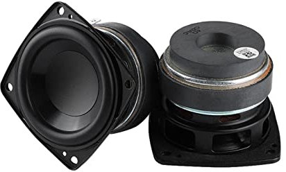 UNNIQ 2Pcs 2.75 Inch Mid-woofer Speaker Driver 4 Ohm 40W Speaker Bass Long Stroke Loudspeaker War Drum Series Compatible With JBL bookshelf speaker