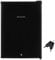 Russell Hobbs Table Top Larder Mini Fridge Lockable 66L Capacity, Reversible Door and Adjustable Feet, 0 to 8 Degrees Manual Temperature Control with Lock and Key, Black RH67TTLF0E1B-LCK