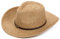 YJZQ Chapeau Western en Paille Classique - Homme Casquette Cowboy Adulte Unisexe - Chapeau de Plage Large Bord 57-58cm Style Panama Kaki