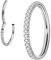 Medinah 16G Titanium Nasenpiercing Septum Piercing – Universal Scharniersegment für Septum, Nase, Lippe, Ohr – Gauge 1.2mm – Durchmesser 6-14mm (1,2 mm Stabstärke | 6 mm Innendurchmesser, Silber)