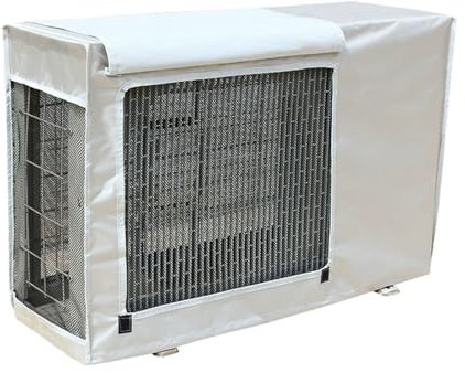 Cubiertas for Aire Acondicionado Mini Split Cubierta Antipolvo Impermeable for Aire Acondicionado Al Aire Libre Con Respiraderos Cuadrados Se Puede Utilizar Sin Desmontar(Silver,96x40x70cm)