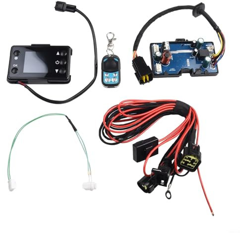 HpLive 12V/24V LCD Monitor Steuerung Motherboard Fernbedienung Kabelbaum für 2KW 3KW 5KW 8KW Diesel Standheizung, Auto LKW Zubehör