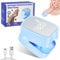 Nagelpilz Laser Gerät & Zeitmessgerät, 400 mAh Wiederaufladbares Nagelpilz Laser Behandlungsgerät, Nagelpilzentferner mit 460nm Blau Licht+910nm Infrarotlicht für Finger und Fußnägel