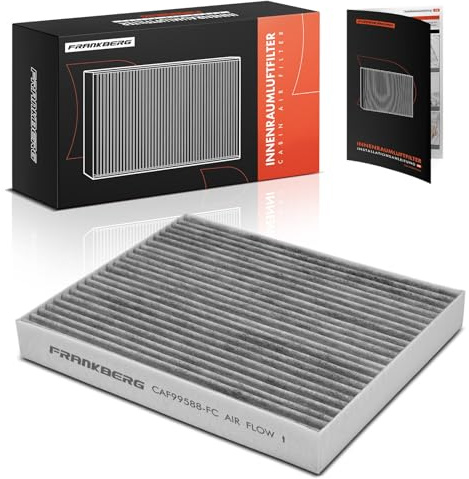 Frankberg Innenraumfilter Pollenfilter mit Aktivkohlefilter Kompatibel mit Tucson Ioniq Kona Sportage 2015-2023 Replace# 97133K4000 | Kompatibel mit Kona Kasten/SUV OS OSE OSI, Tucson Kasten/SUV TLE, Sportage QL QLE, Sportage Van QL QLE, Kona OS OSE OSI
