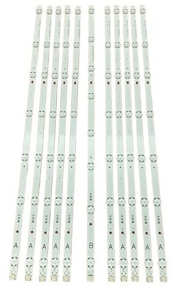 YSABVCP LED Strip Fit For TELEFUNKEN D65U700M4CWH 65HFL2899S/12 Fit For JVC LT-65C880 L65UE18 TV 65-FUB-8020 P65UP2038A Fit For Toshiba 65U6763DB 65U6663DG