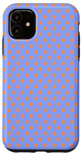 Polka Dot Pattern Lavender and Yellow Women Girls Polka Dots Hülle für iPhone 11