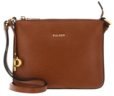 Picard Umhängetasche Schultertasche Calais Crossbody Bag Cognac hellbraun