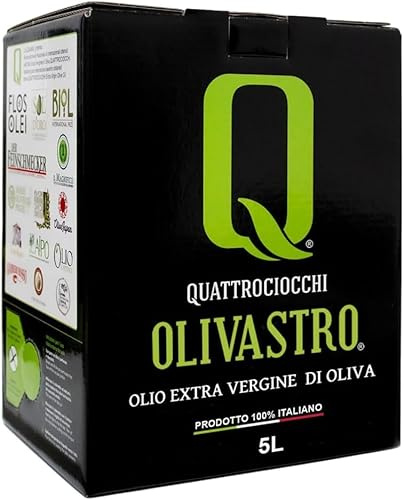 Olio Extra Vergine di Oliva Olivastro 100% Itrana Quattrociocchi 5lt