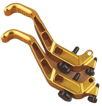 DGOINGPI Fahrrad Trommelbremse Mountainbike-Bremshebel, passend für Magura Mt7 Fahrrad, spezieller Bremshebel, CNC-Bearbeitung in Eichenqualität Fahrrad Trommelbremsensatz(Gold)