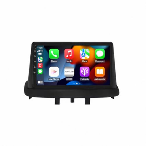 Touchscreen Auto Radio per Renault Megane 3 Fluence Samsung SM3 2010-2014 Car Radio con Bluetooth Vivavoce, con Hd Touch Screen Supporta Navigazione, Bluetooth, 4 Nucleo 1G+32G