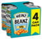 Heinz No Added Sugar Baked Beans 4x415 g